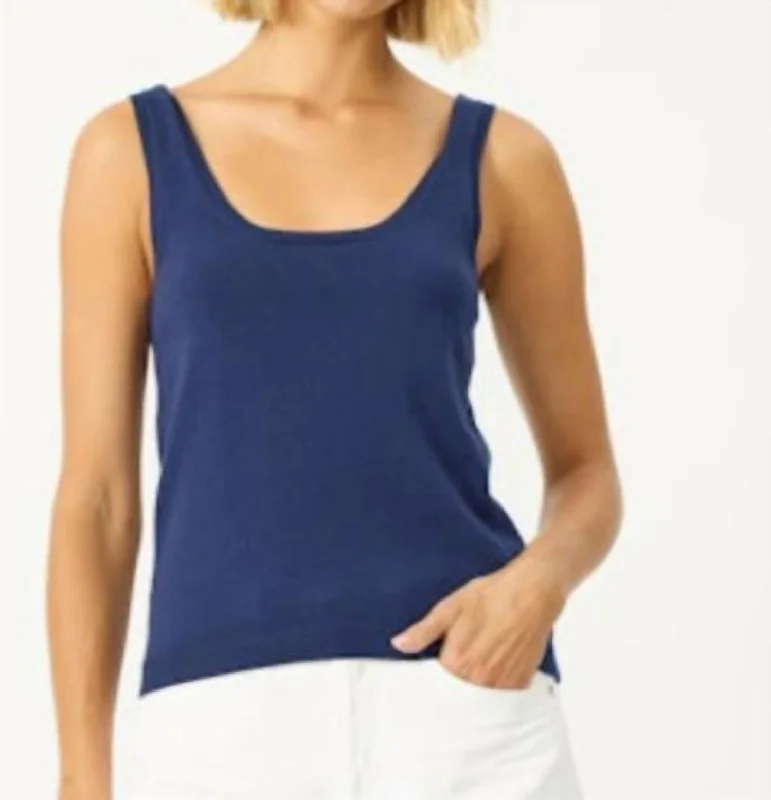 Palmer Tank Top In Navy