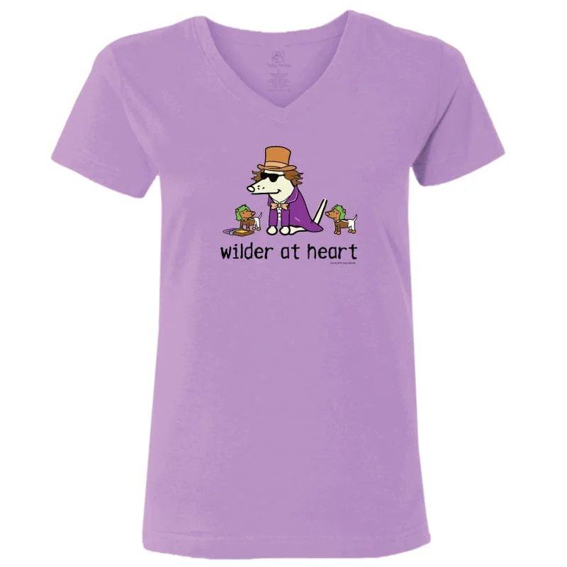 Wilder at Heart - Ladies T-Shirt V-Neck