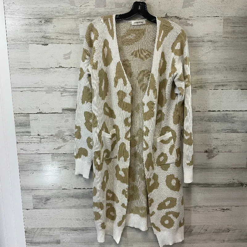 Sweater Cardigan By ANGASHION In Cream, Size: M