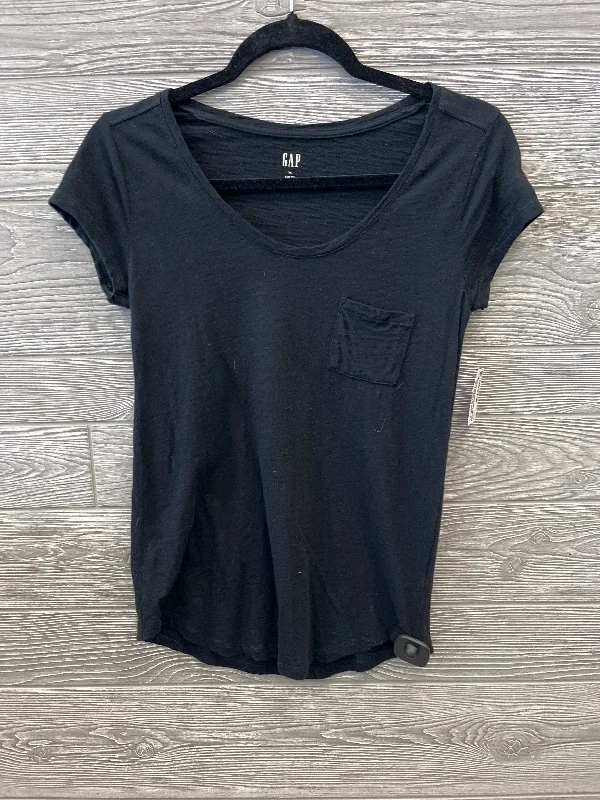 Top Short Sleeve By Gap In Black, Size: Xs