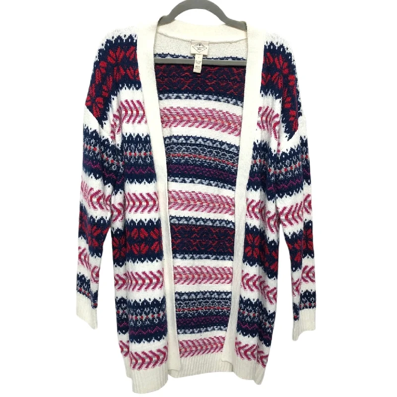 Sweater Cardigan By St Johns Bay In Multi-colored, Size: L