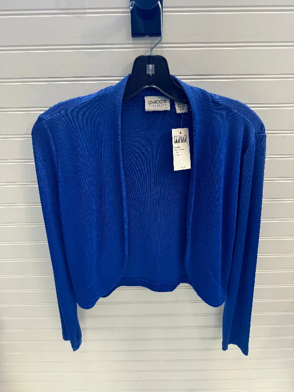 Cardigan By Chicos In Blue, Size: S