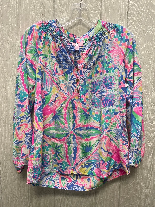 Blouse Designer By Lilly Pulitzer In Multi, Size:Xs