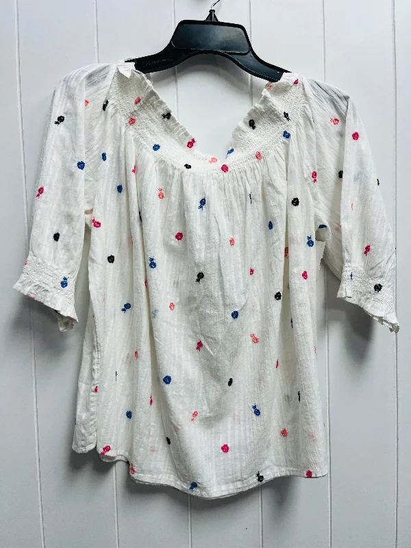 Top Short Sleeve By Gap In Blue & Pink, Size: L