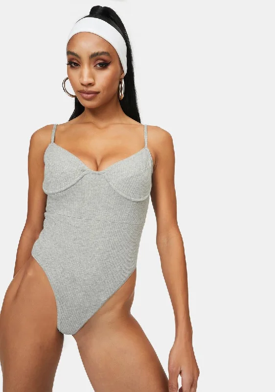 Grey Hallie Bodysuit