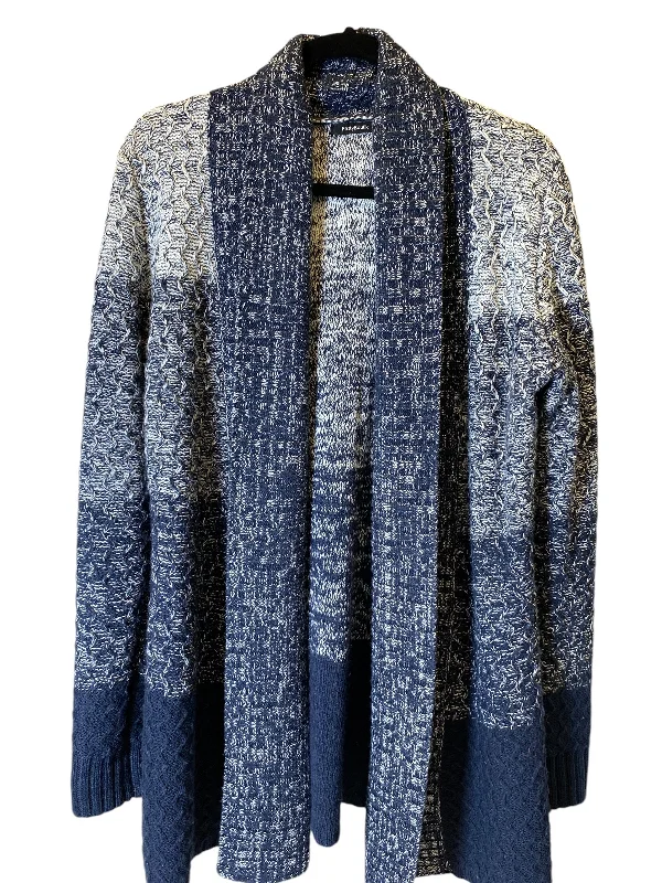 Sweater Cardigan By Cmc In Blue, Size: L