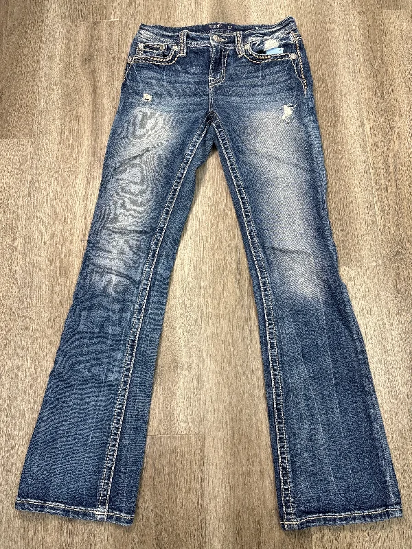 Jeans Boot Cut By Miss Me In Blue Denim, Size: 2