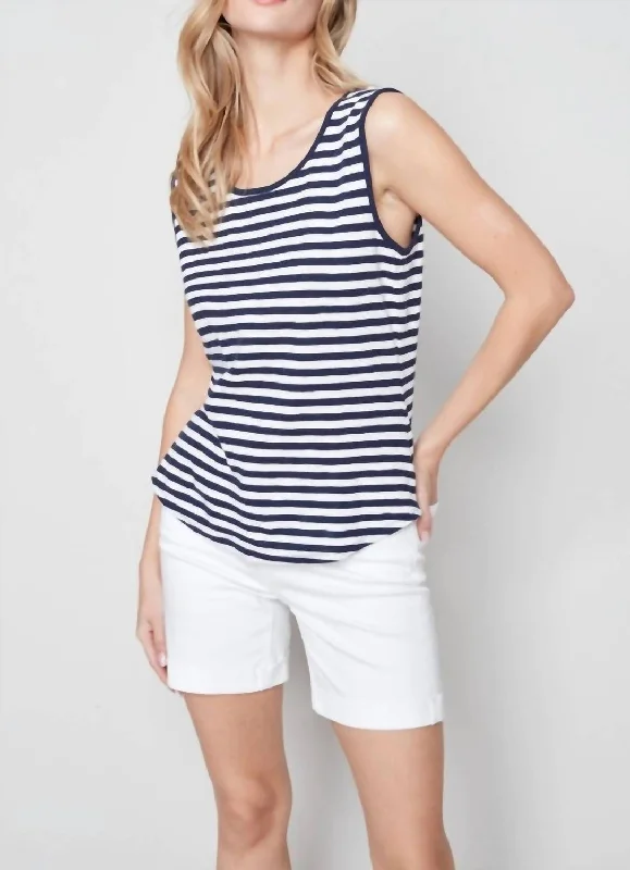 Striped Tank Top In Nautical