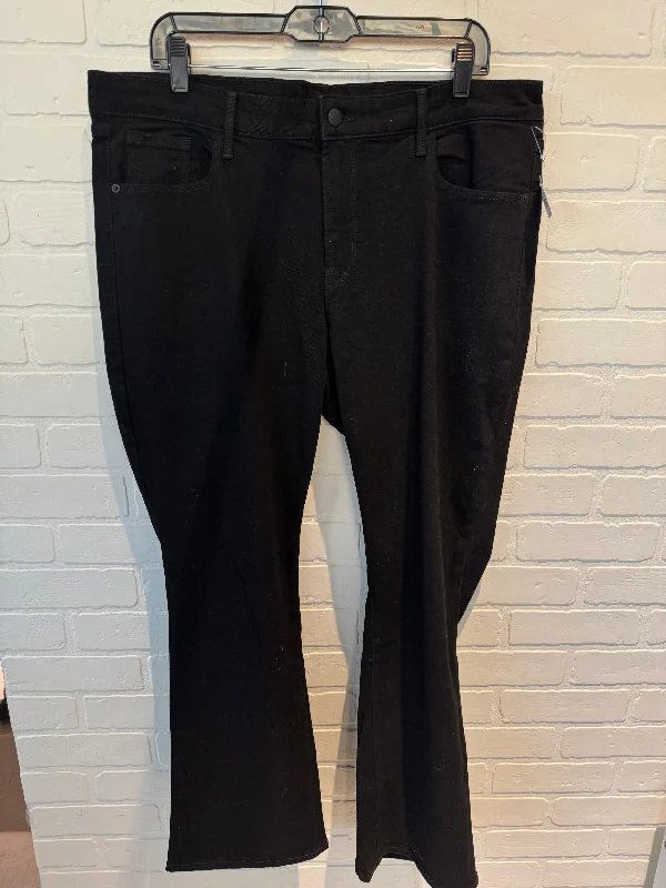 Jeans Straight By Old Navy In Black, Size: 16