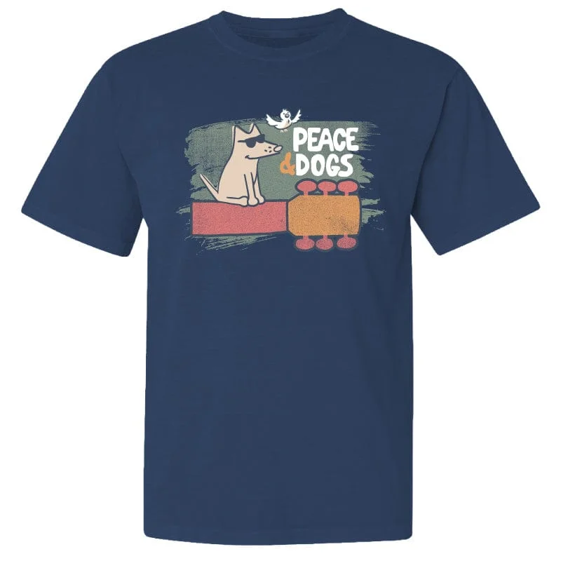 Peace And Dogs - Classic Tee