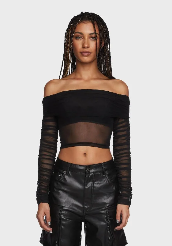 Here Comes Romance Crop Top