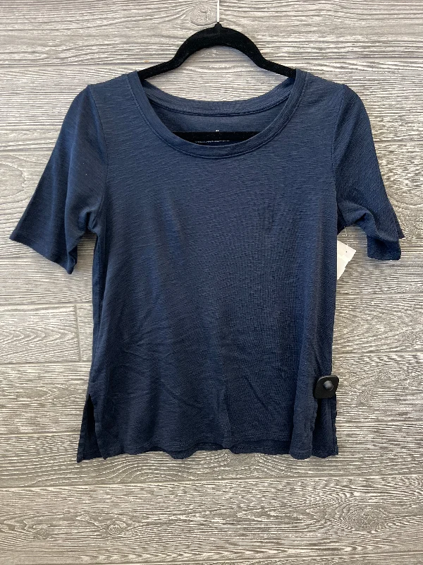 Top Short Sleeve By J. Jill In Blue, Size: Petite   Xs