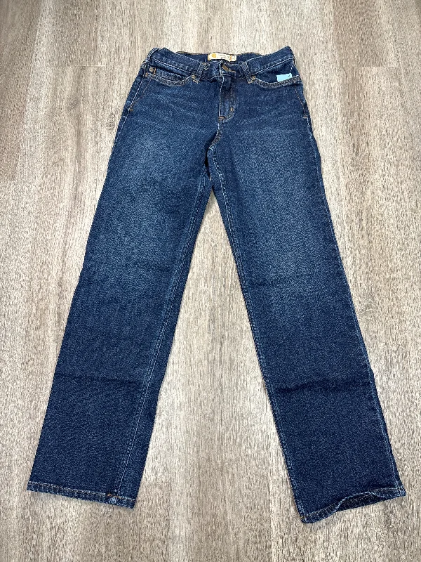 Jeans Flared By Carhartt In Blue Denim, Size: 2