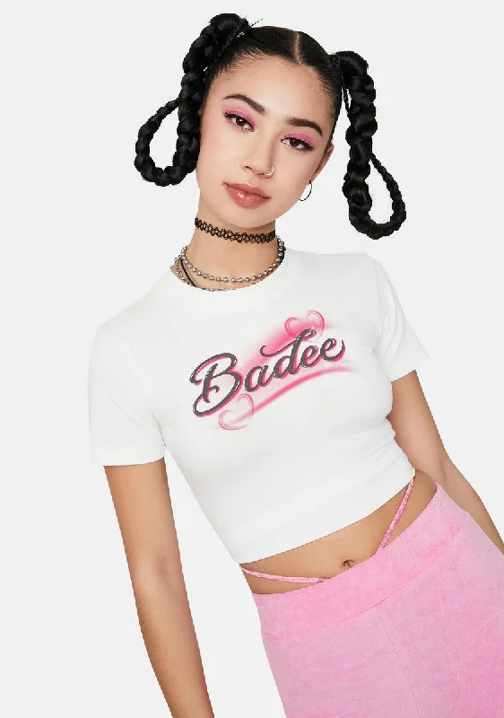 Bliss Airbrushed Badee Crop Top