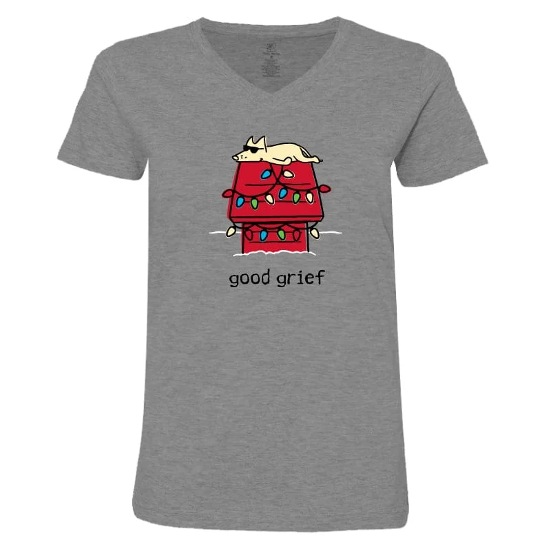 Good Grief - Ladies T-Shirt V-Neck