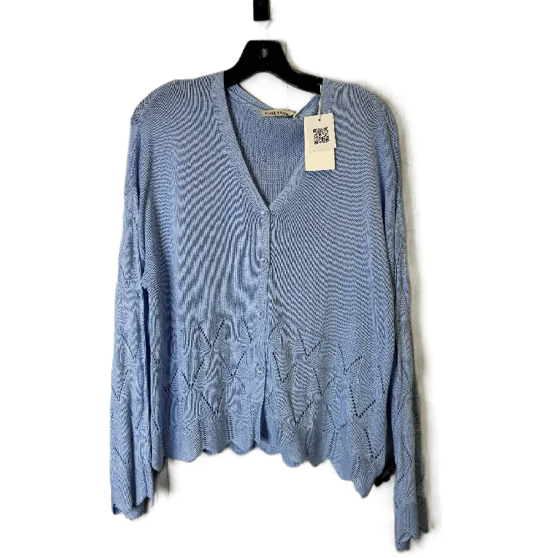 Cardigan By Grace Karin In Blue, Size: L