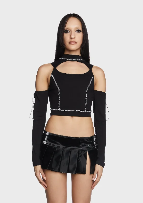 Digitized Desire Crop Top