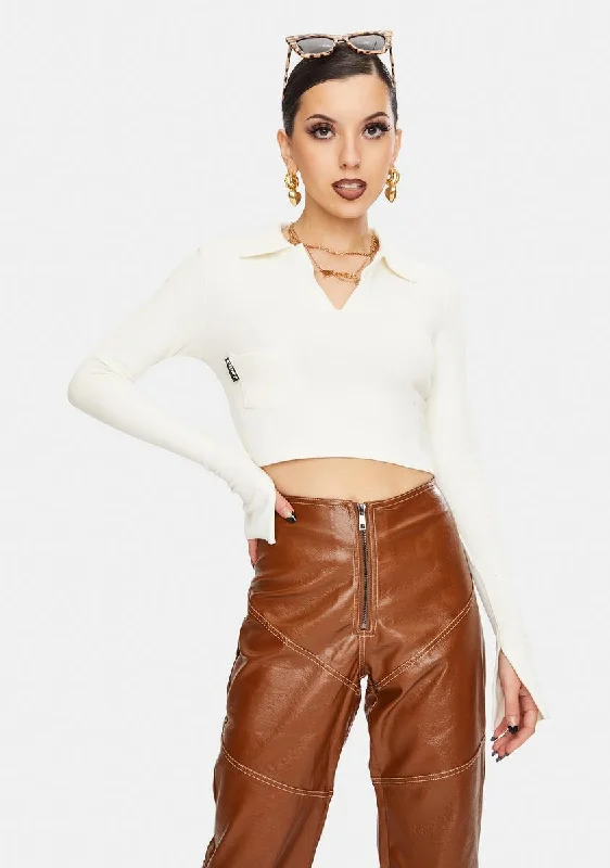 Splice Crop Top