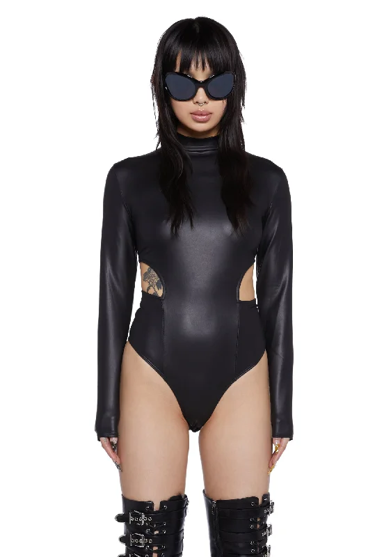 Digital Intruder Cut Out Bodysuit