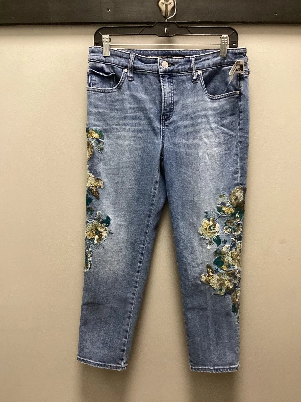 Jeans Skinny By Chicos In Blue Denim, Size: 6p