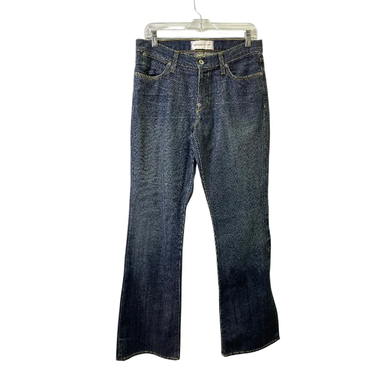 Jeans Flared By Paper Denim Cloth In Blue, Size:12