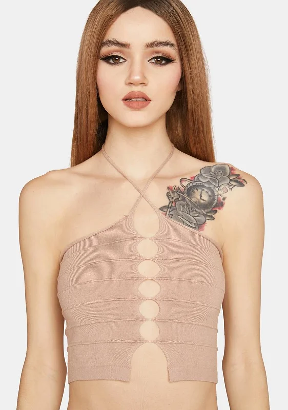 Bare Just Go With It Crop Top