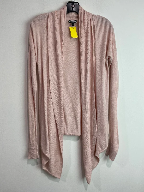 Cardigan By Express In Pink, Size: S