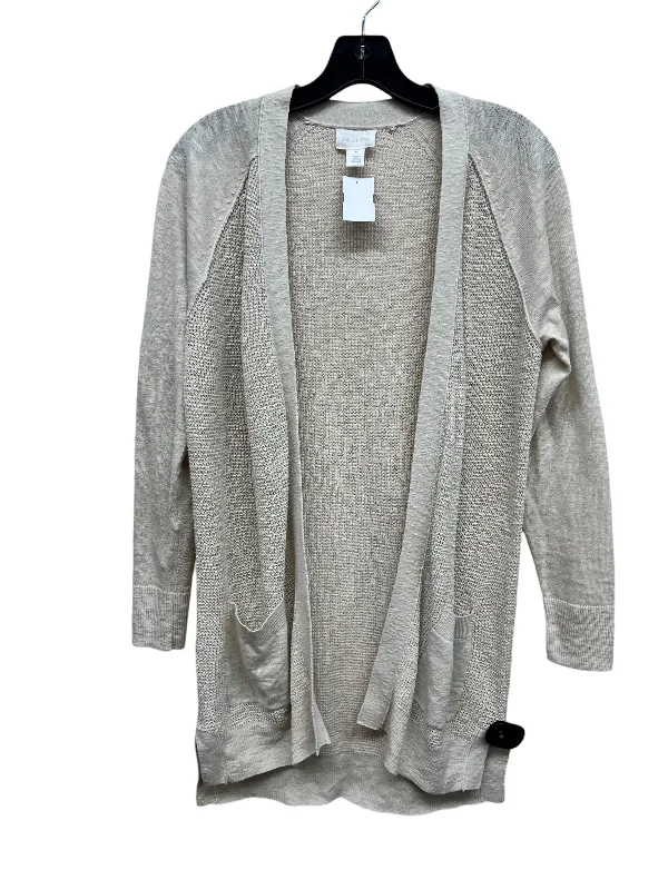 Sweater Cardigan By Caslon In Beige, Size: Xs