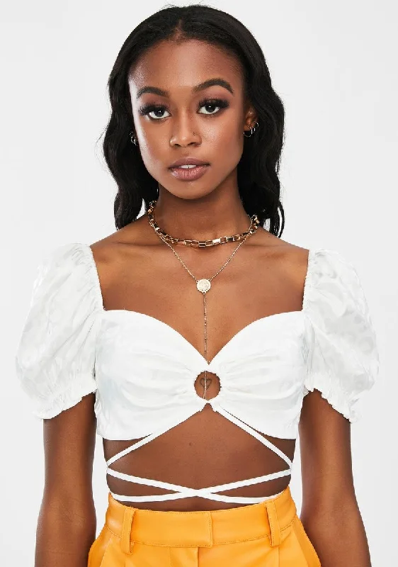 Mason Wrap Crop Top