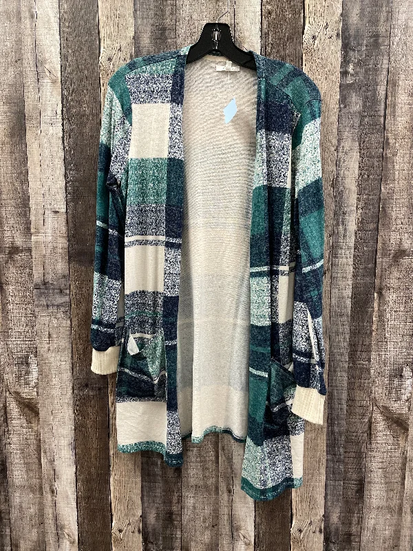 Cardigan By Maurices In Blue & Green, Size: M