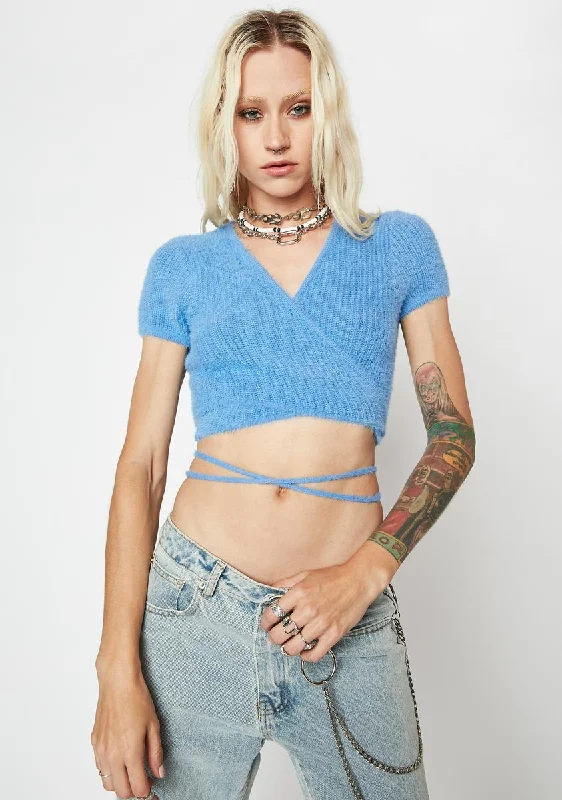 Rude Boy Fuzzy Crop Top