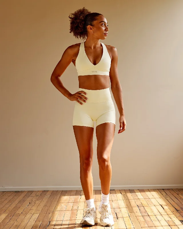 Fusion X-Length Shorts with Pockets - Ivory