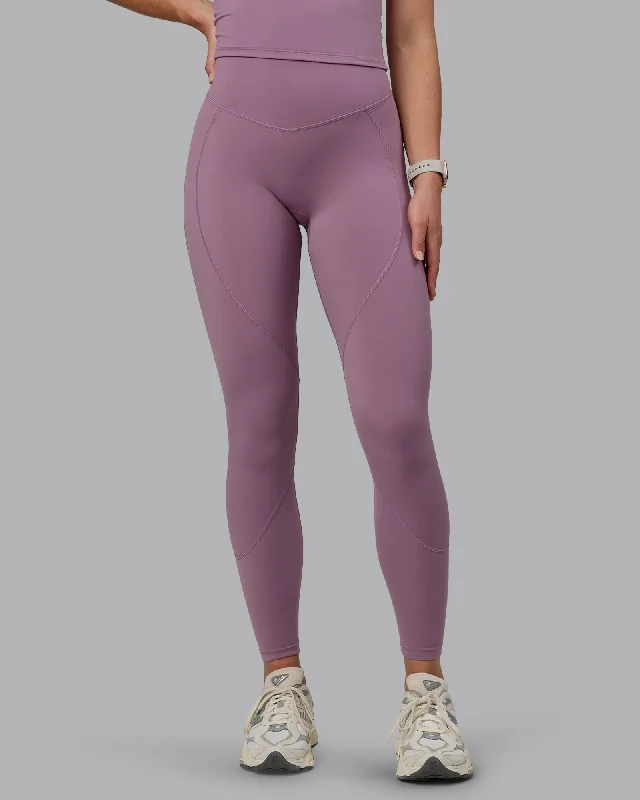 Blaze Full Length Leggings - Grape