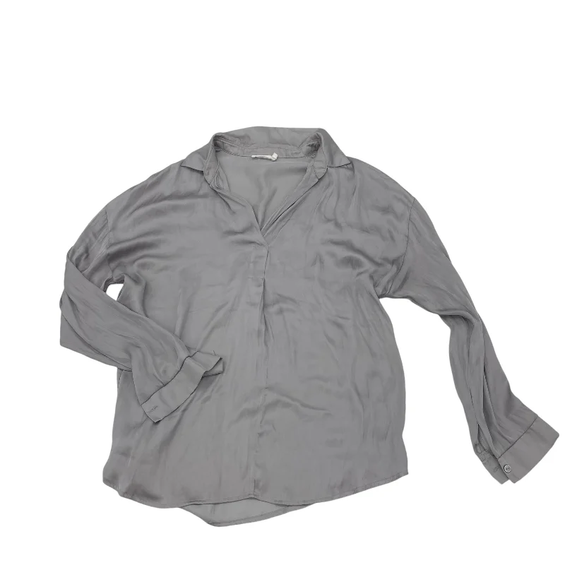 GREY BLOUSE LS by LUSH Size:L