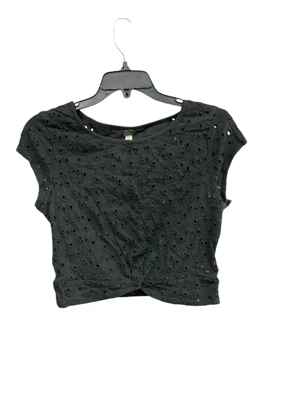 Top Short Sleeve By Free People In Black, Size: S