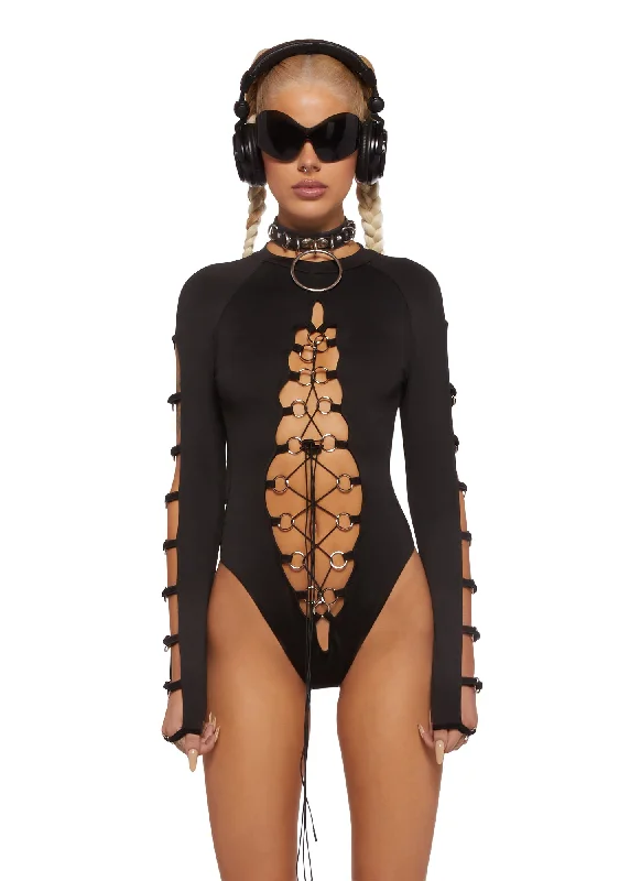 Lace Up Bodysuit