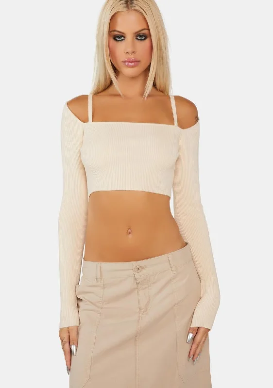 Make An Appearance Knit Crop Top