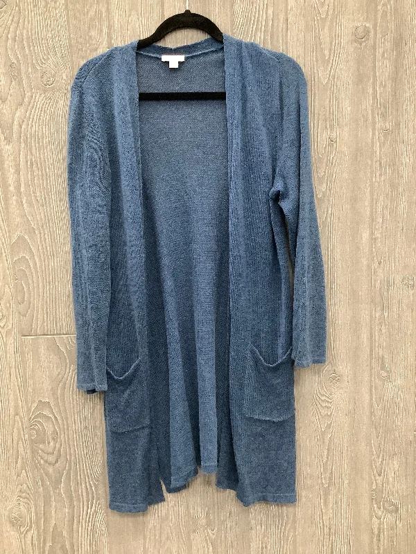 Cardigan By J. Jill In Blue, Size: M