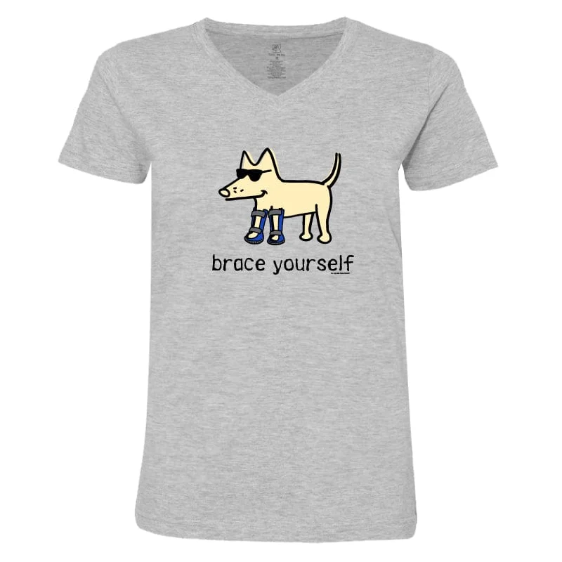 Brace Yourself - Ladies T-Shirt V-Neck