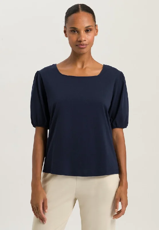 Natural Shirt - Puff Sleeved Top