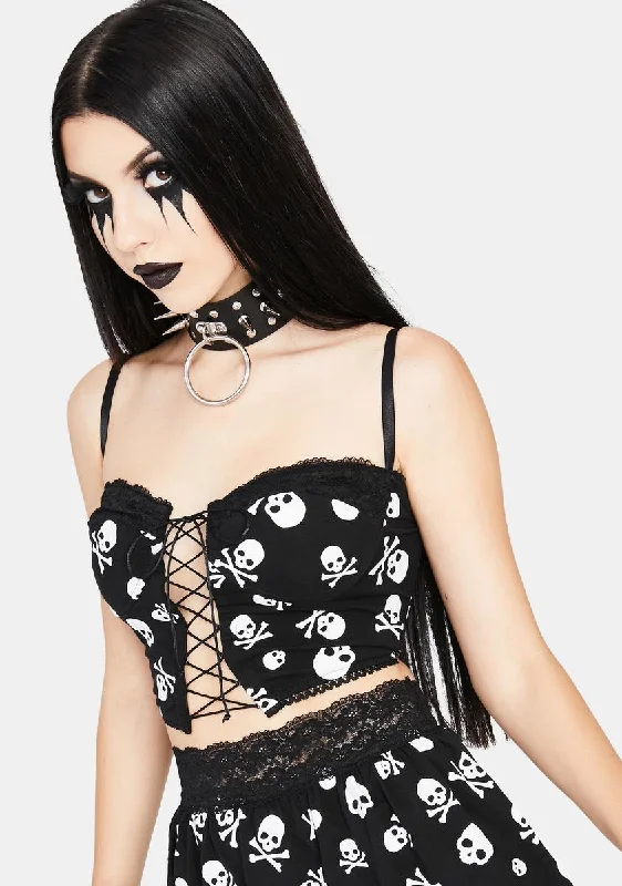 Mistress Of Macabre Crop Top