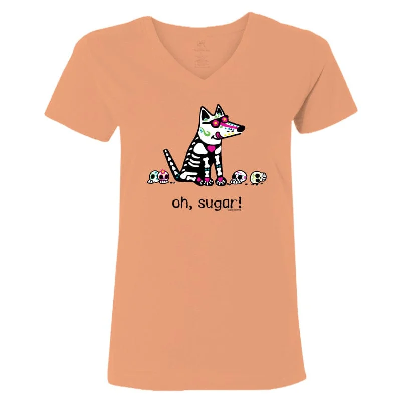 Oh, Sugar! - Ladies T-Shirt V-Neck