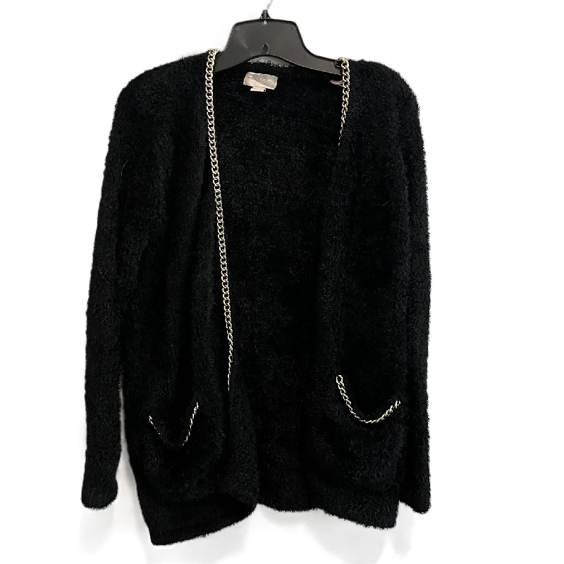 Sweater Cardigan By Forever 21 In Black, Size: S