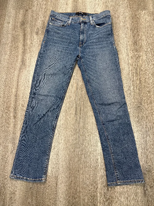 Jeans Straight By Hudson In Blue Denim, Size: 2