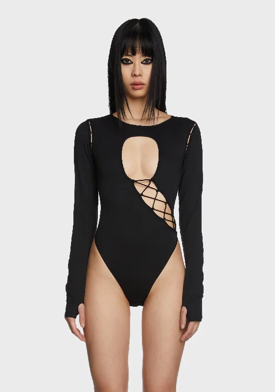 Famke Lace Up Bodysuit