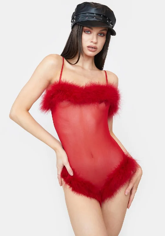 Hot Smooth Talking Sheer Bodysuit