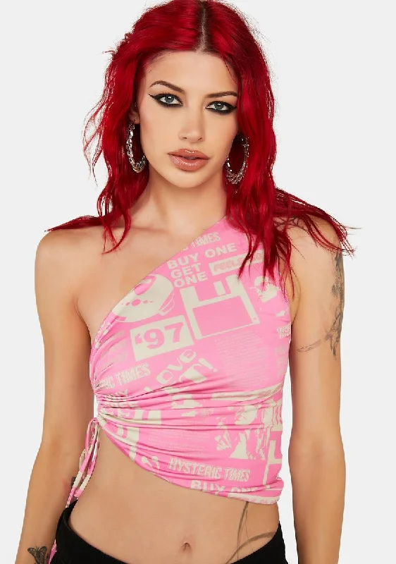 Pink Fira Crop Top