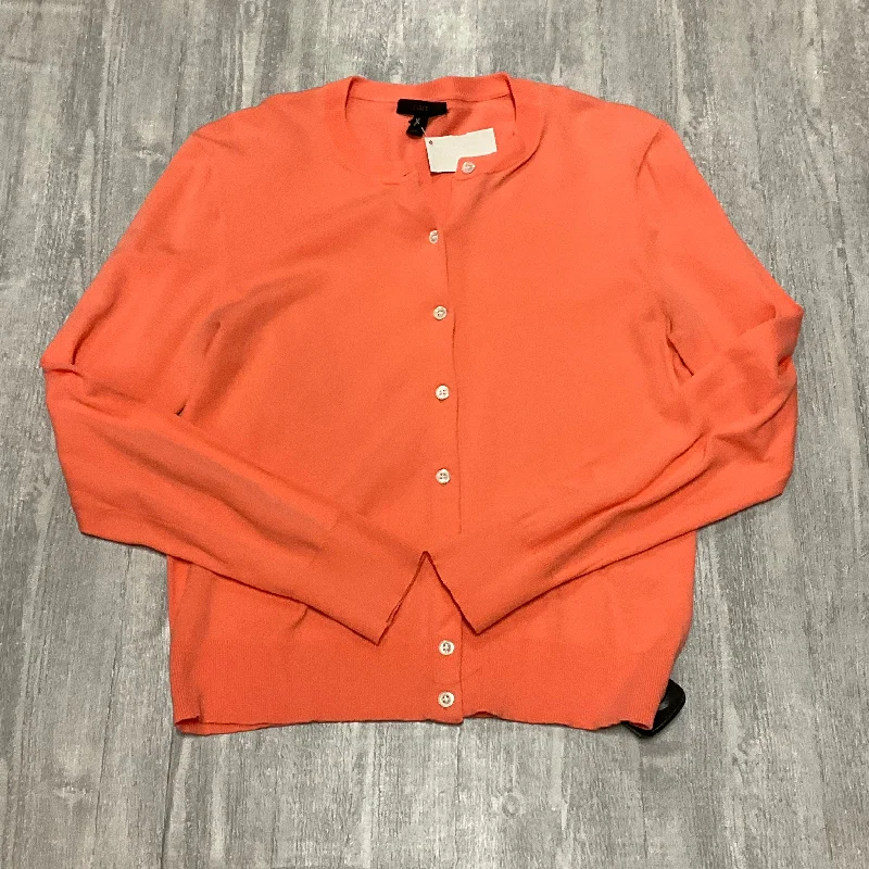 Cardigan By J. Crew In Coral, Size: M