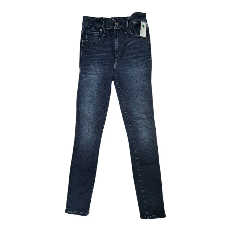 Jeans Skinny By Abercrombie And Fitch In Blue Denim, Size: 0