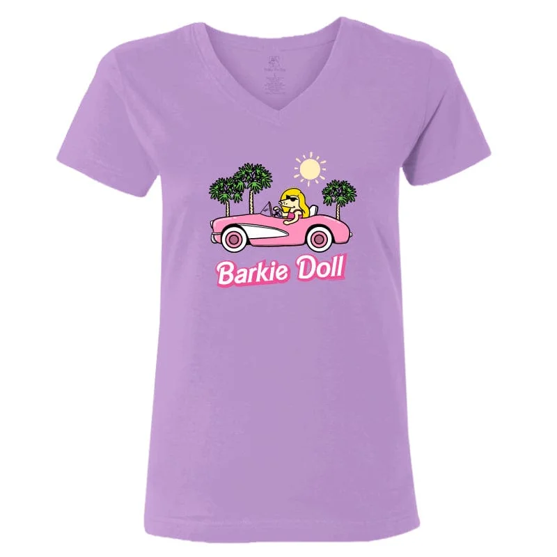 Barkie Doll - Ladies T-Shirt V-Neck